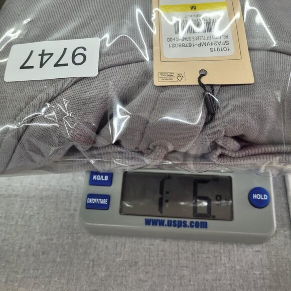 Scotch & Soda Sweatshirt Mens M‎ Asphalt Relaxed Fit Fleece Graphic Hoodie New - Picture 14 of 14